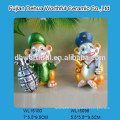 Monkey series resin ceramic card clip for christmas